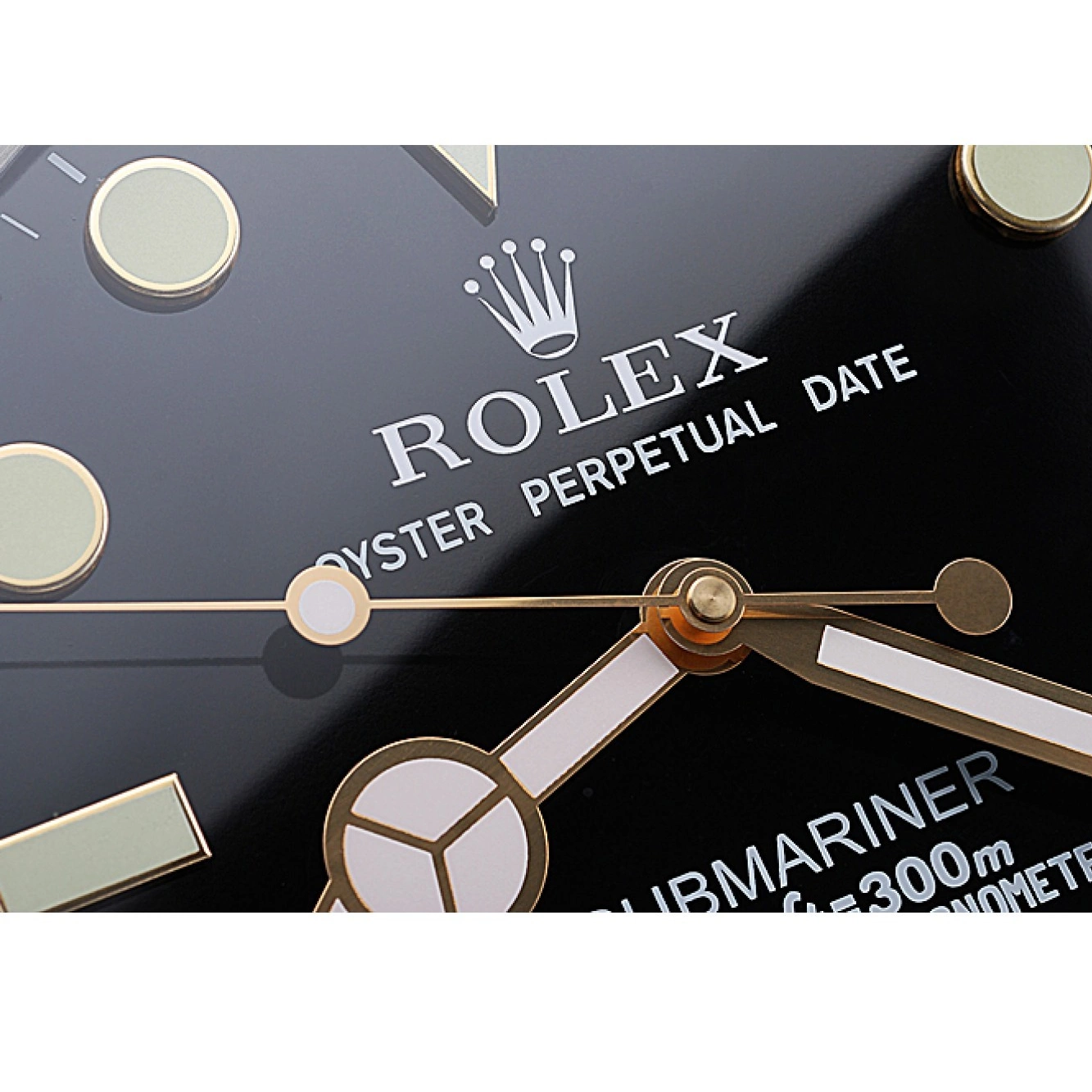 Good copy rolex watches Rolex Black-Gold 622476 Submariner Wall Clock 0519